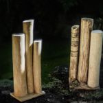 Sculptures végétales en grès
