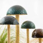Champignons en céramique